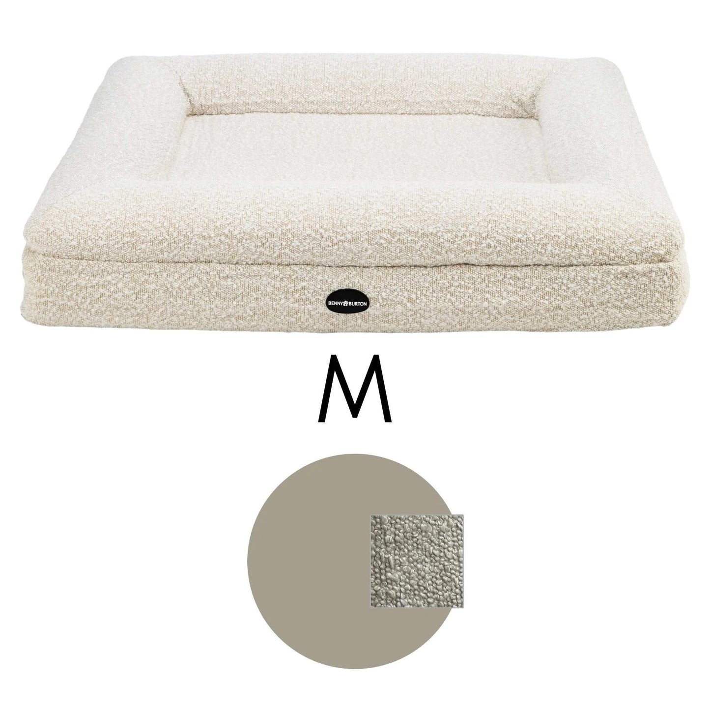 Hundebett Barklay Größe M mit Bouclébezug