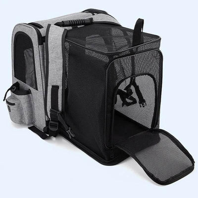 Tragbarer Haustierrucksack – atmungsaktiv für draußen - Pawlino