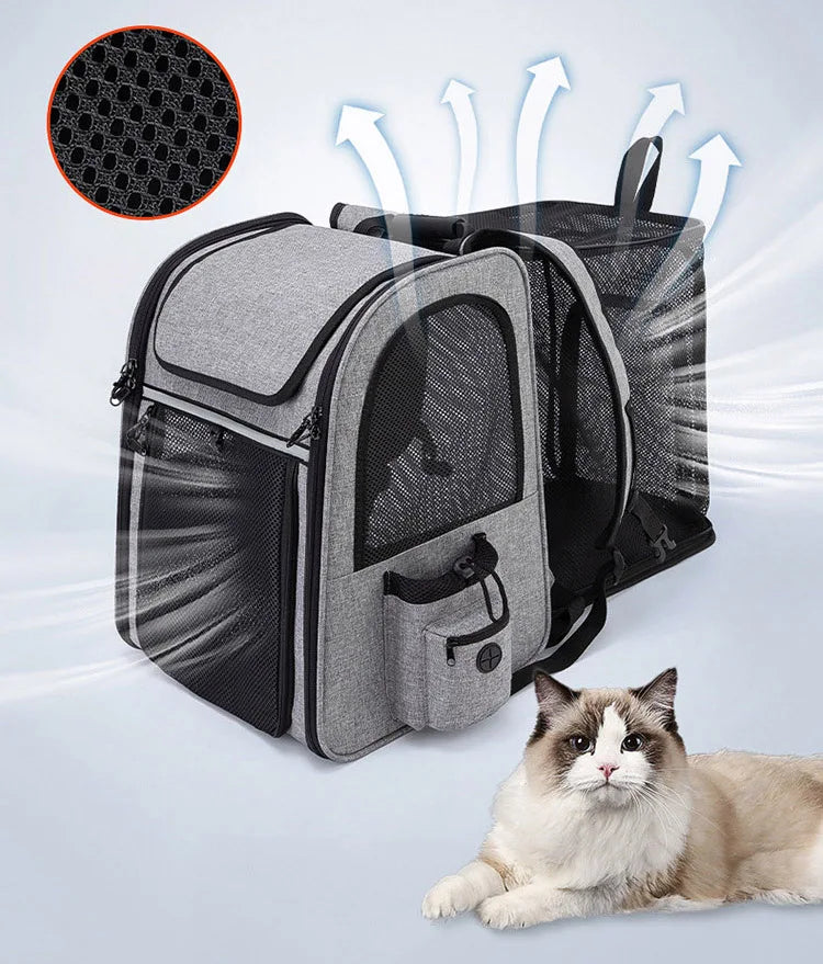 Tragbarer Haustierrucksack