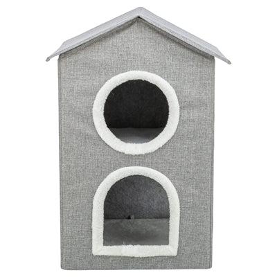 Trixie Katzenkorb/Katzenhaus Nora Soft 2 Dreifach Hellgrau