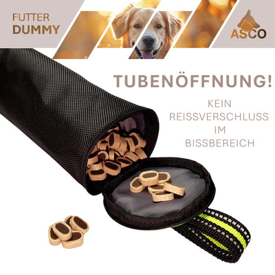 ASCO Dummy für Hundetraining, Apportier- und Snack-Dummy 21x7 cm