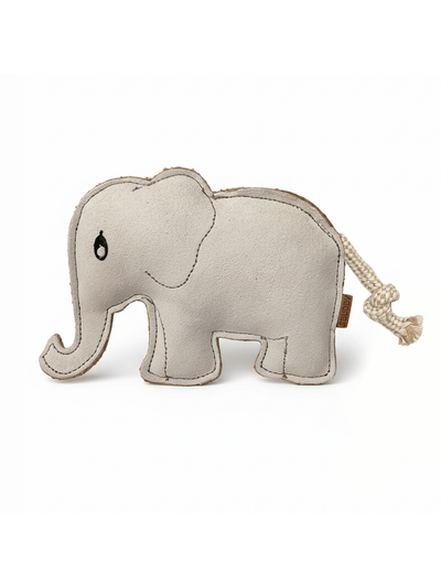 BUDDY. Hundespielzeug aus Leder "Elefant"
