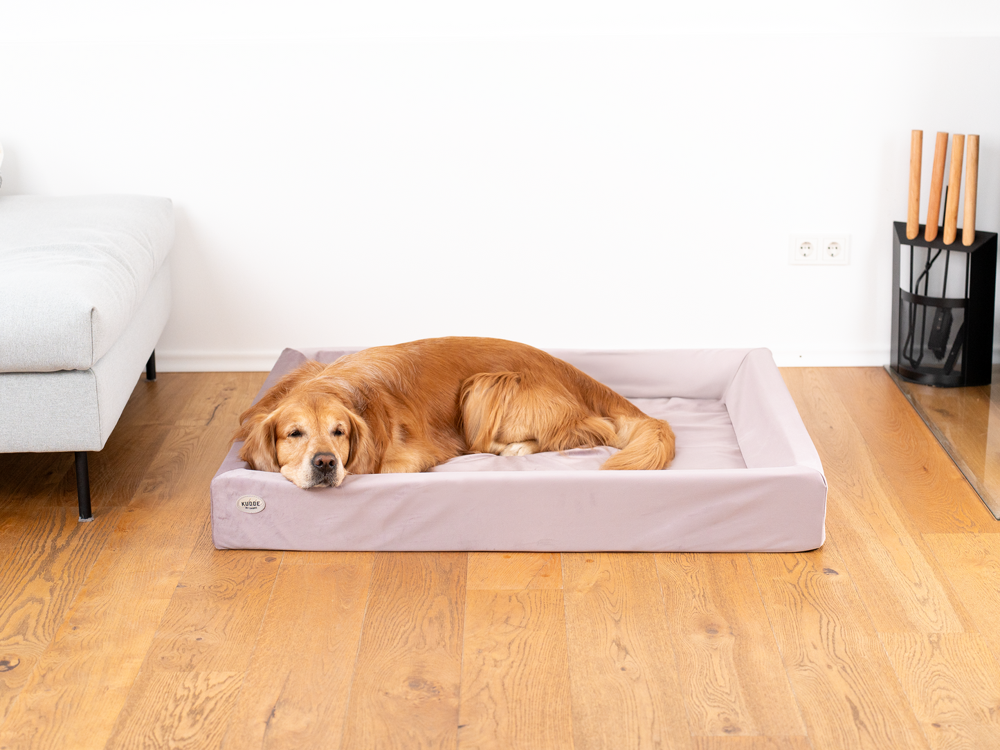 Hundebett KUDDE Samt