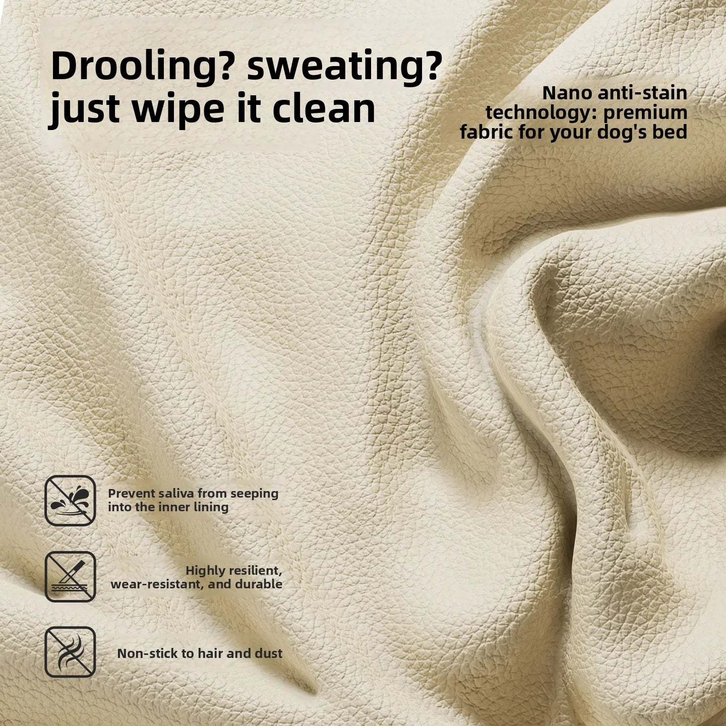 Wasserdichtes & reißfestes Hundebett – Für alle Jahreszeiten, abnehmbar & waschbar