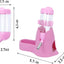 3-in-1 Hamster Trinkflasche mit Basis – 80ml Auto-Dispenser für Hamster, Mäuse, Ratten & Igel