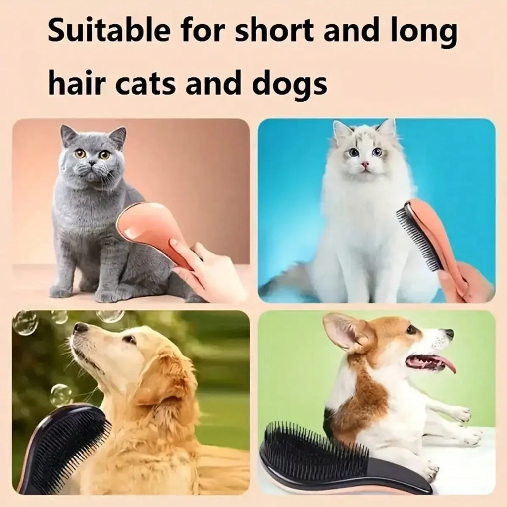 2‑in‑1 Fellpflegekamm & Massagebürste