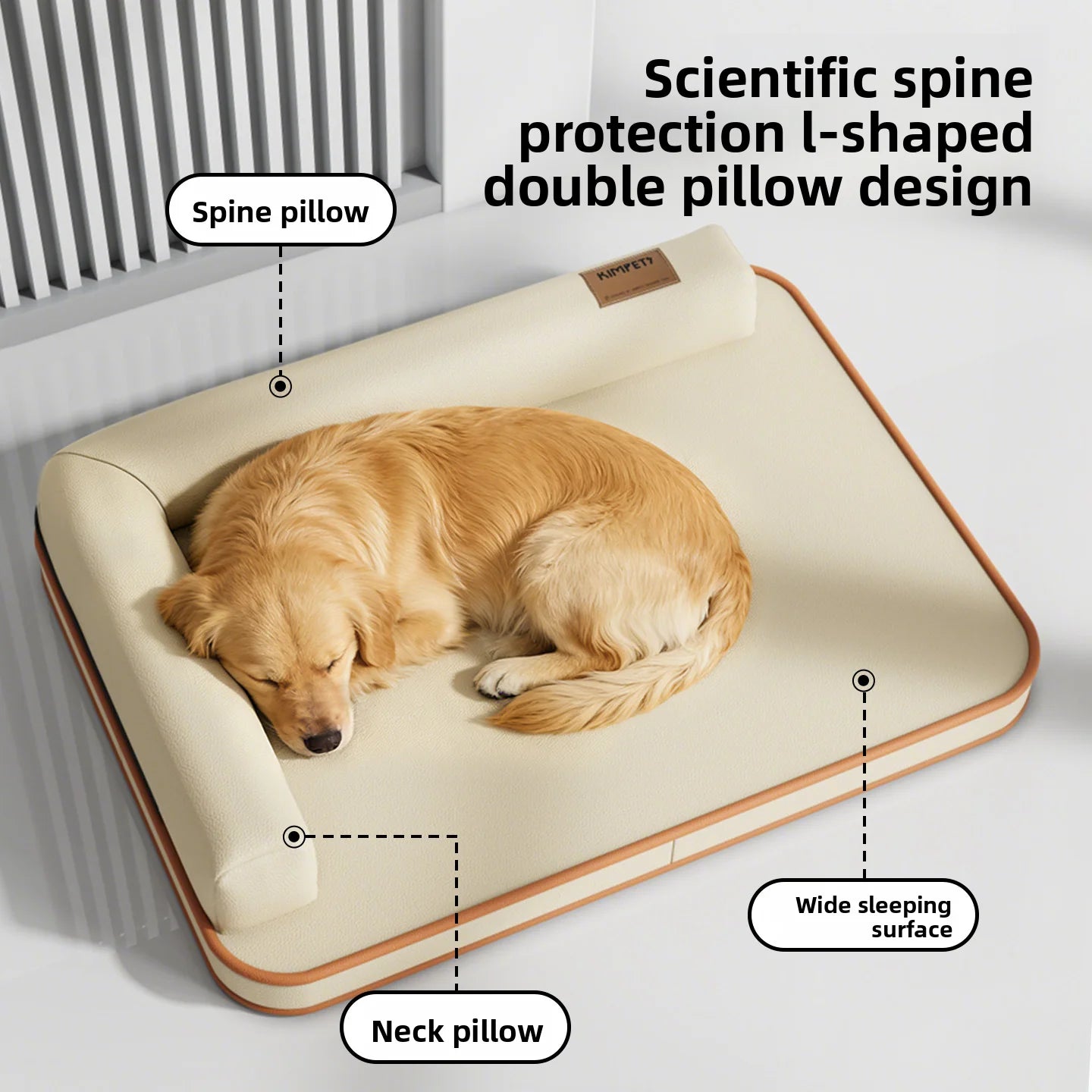 Wasserdichtes & reißfestes Hundebett – Für alle Jahreszeiten, abnehmbar & waschbar