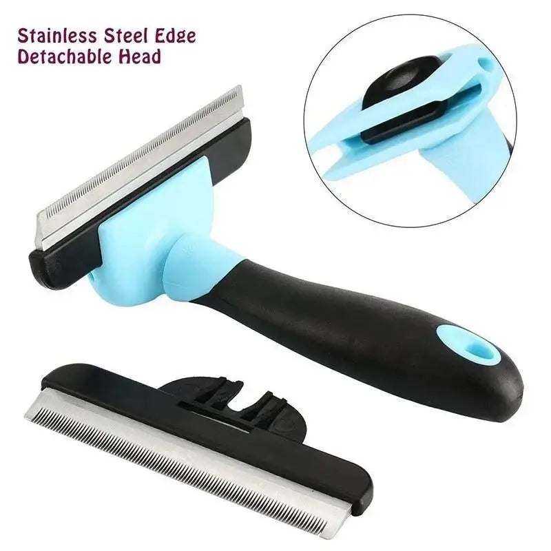 Doppelseitige Unterfell‑Hundebürste – Entfilzen, Entwirren & Unterwolle entfernen