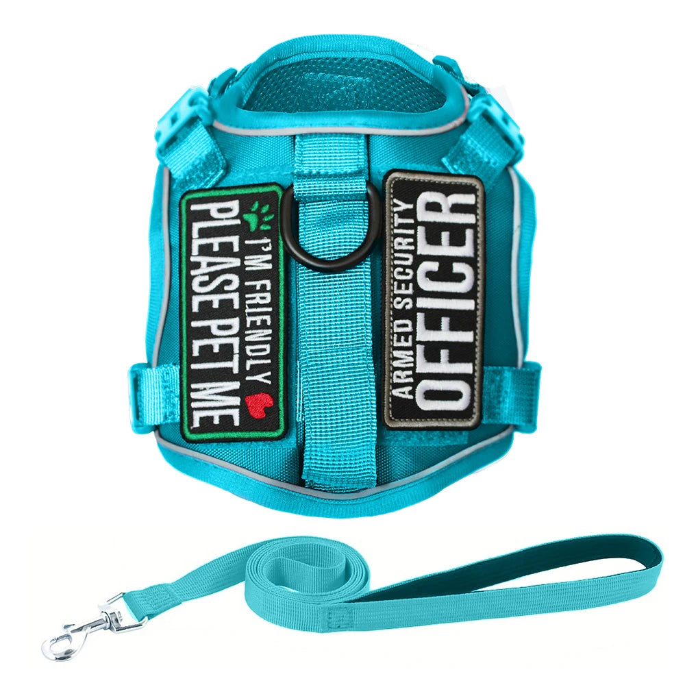 Taktisches Hundegeschirr für kleine Hunde – Robust, reflektierend & mit Tragegriff