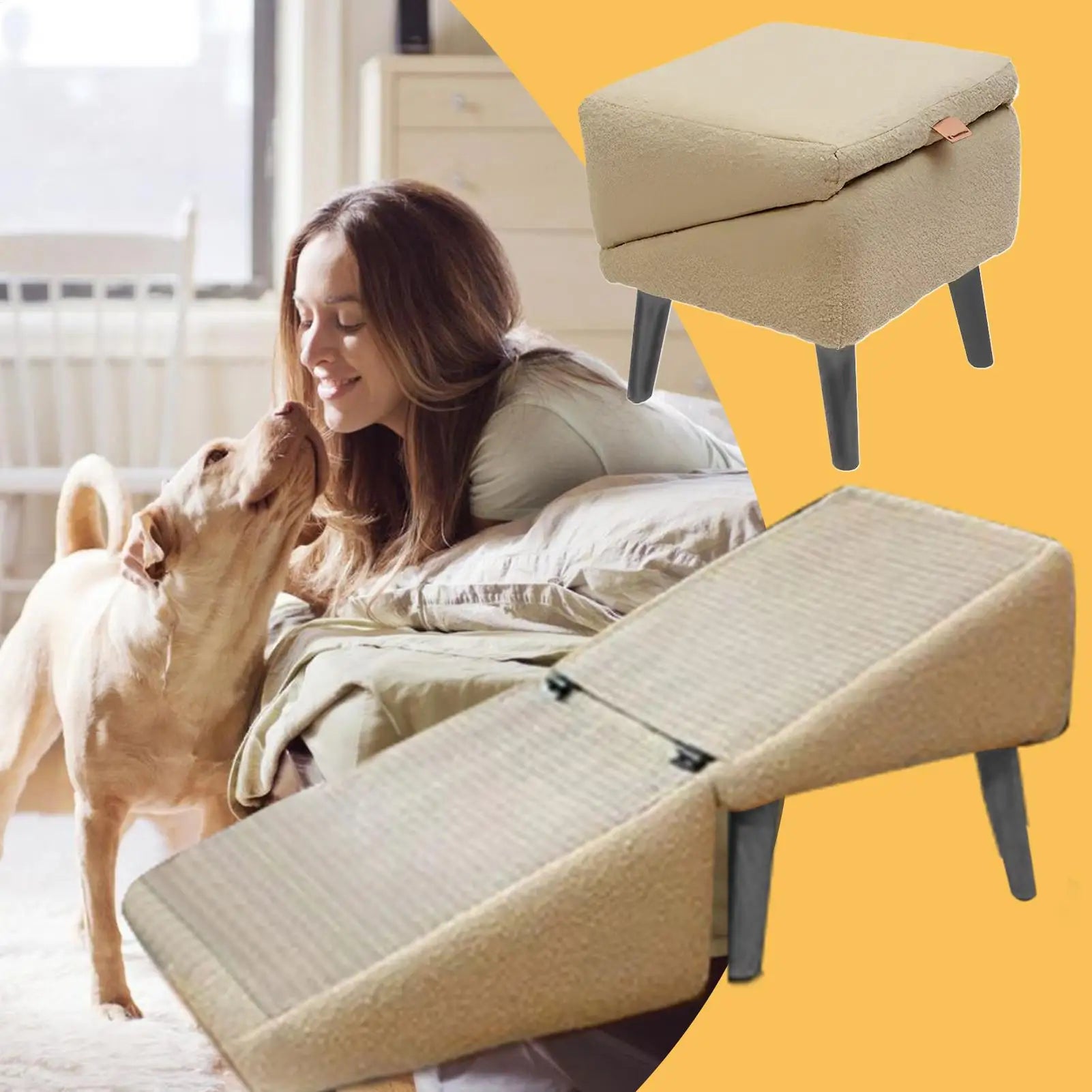 Faltbare Hunderampe – Rutschfest, stabil & multifunktional