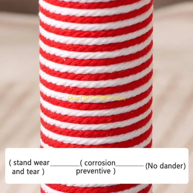 Kratzbaum für Katzen in Weihnachtsbaumform aus Sisal, kratzfest und komfortabel, ideal für Kätzchen und Welpen als Geburtstagsgeschenk