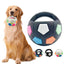 Hundespielzeug – Fußball-Tennisball Design, robustes Kauspielzeug mit Quietschfunktion für Training & Outdoor