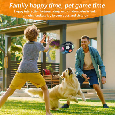 Hundespielzeug – Fußball-Tennisball Design, robustes Kauspielzeug mit Quietschfunktion für Training & Outdoor