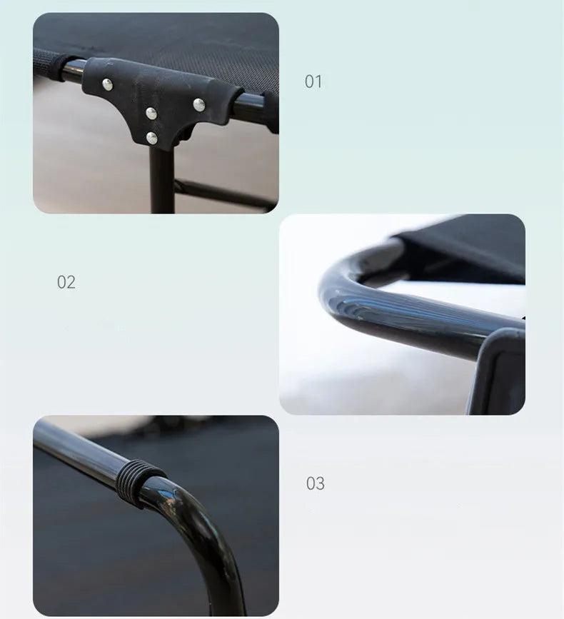 Atmungsaktives, faltbares Hundebett – Robust, outdoor‑geeignet & für große Hunde