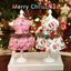 Christmas pet dog dresses with festive prints and ruffled skirts for small and medium dogs