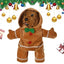 Christmas pet clothes gingerbread man costume soft warm hoodie for dogs and puppies