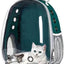 Katzen- und Haustier-Transportrucksack, transparenter Kapsel-Bubble-Rucksack für Kleintiere wie Welpen, Kätzchen und Vögel, atmungsaktiver Transportrucksack für Reisen - Pawlino