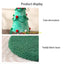 Weihnachtliches Katzenspielzeug Tannenbaum aus Sisal mit weichem Teddystofffuß für Katzen Kratzschutz und Spielspaß