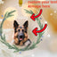 Personalisierter Weihnachtsanhänger mit Haustierfoto - Pawlino