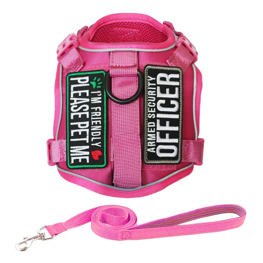 Taktisches Hundegeschirr für kleine Hunde – Robust, reflektierend & mit Tragegriff